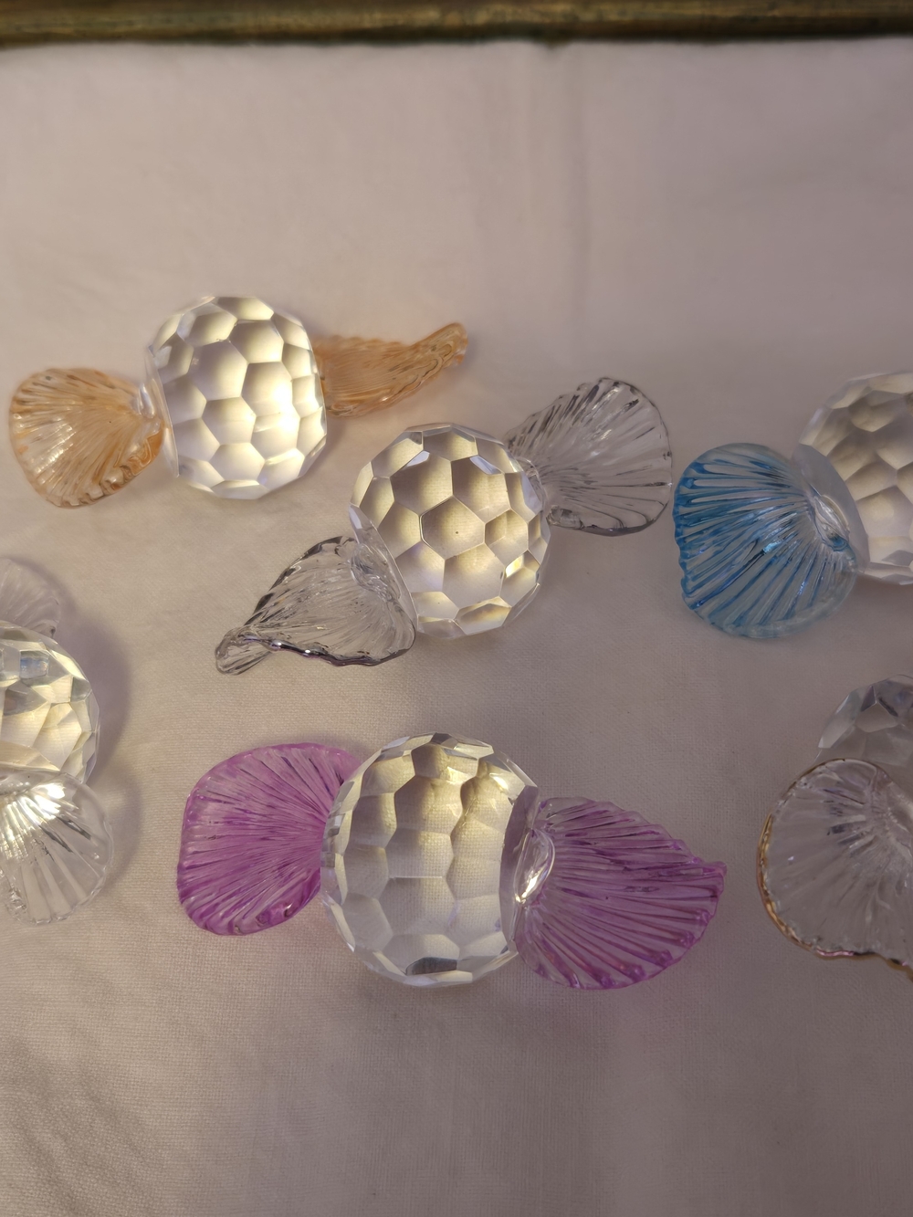 Crystal Candy Decorative Accent in Purple, Blue, Pink, and Amber - Unbranded